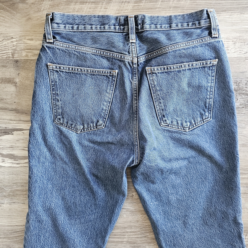 Agolde Jeans With Button Up Fly And Ram Hem Size 27 - Picture 10 of 11